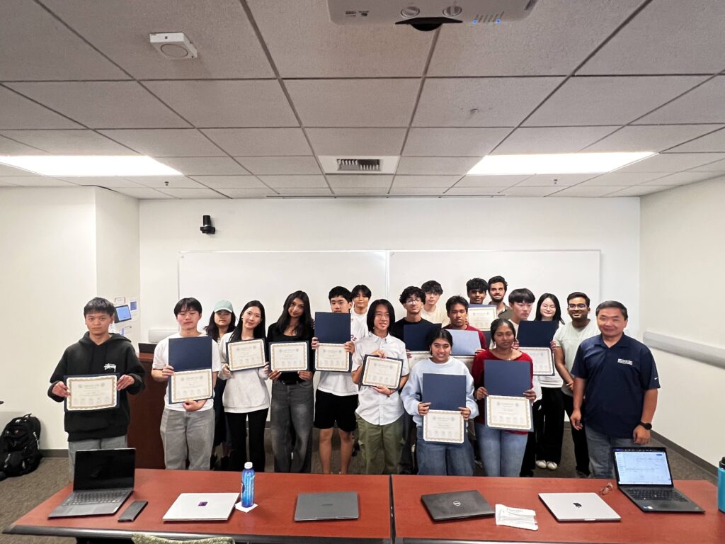 DS4ALL Summer 2026 participants with their program certificates on the final day